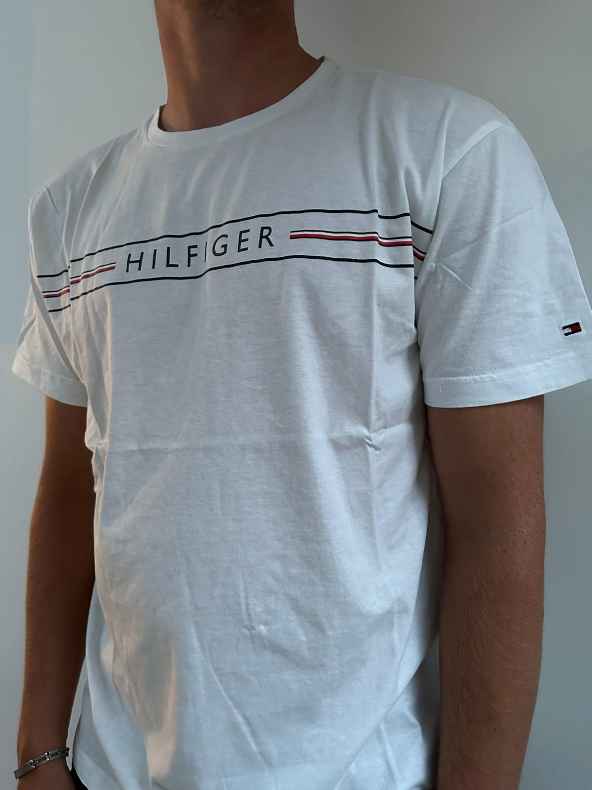 Tommy Hilfiger | Organic Tee Corporate | Wit