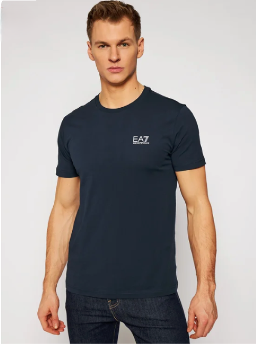 Emporio Armani Tee | Regular fit | Marine