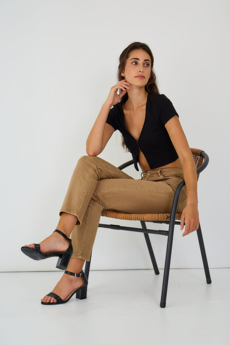 Ana & Lucy | straight leg| Beige