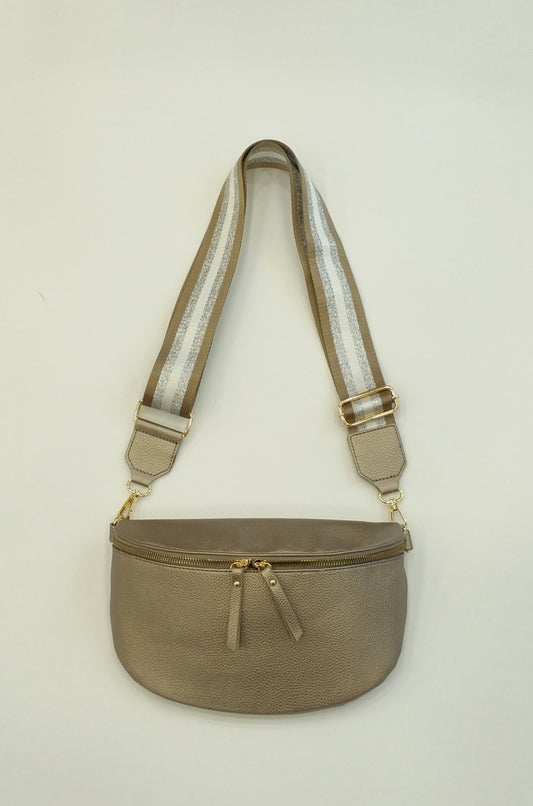 Cross over bag "champagne - goud"