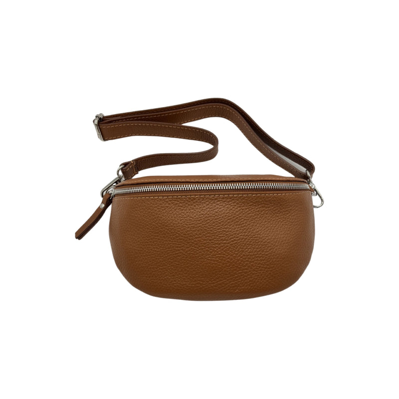 Crossover bag 100% leer - Camel