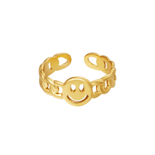 ''Heppie'' ring | Stainless steel