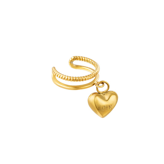 ''Crazy in love'' earcuff | Stainless steel