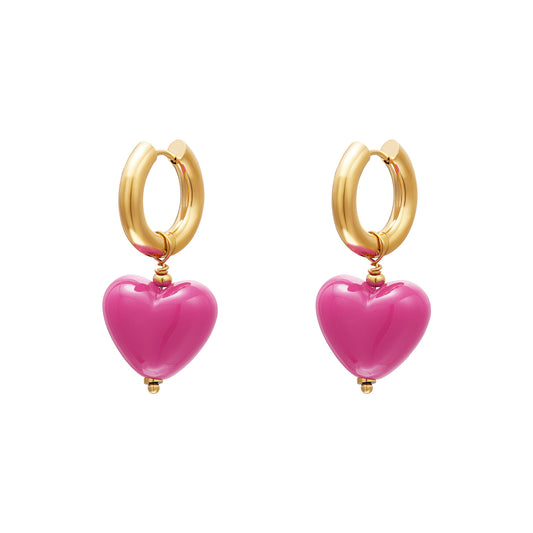 ''Lovely'' earrings | Stainless steel