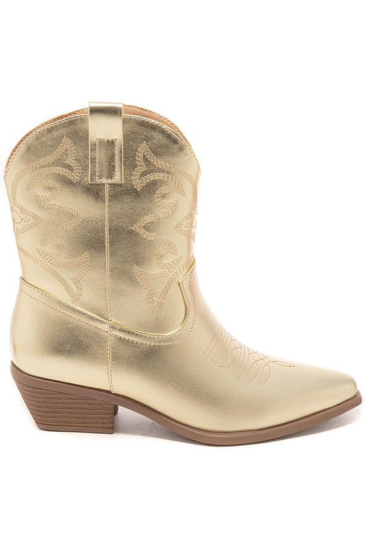 Cowboy enkelboots "Gold"